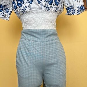 SOLD Pinup Couture gingham trousers Xs